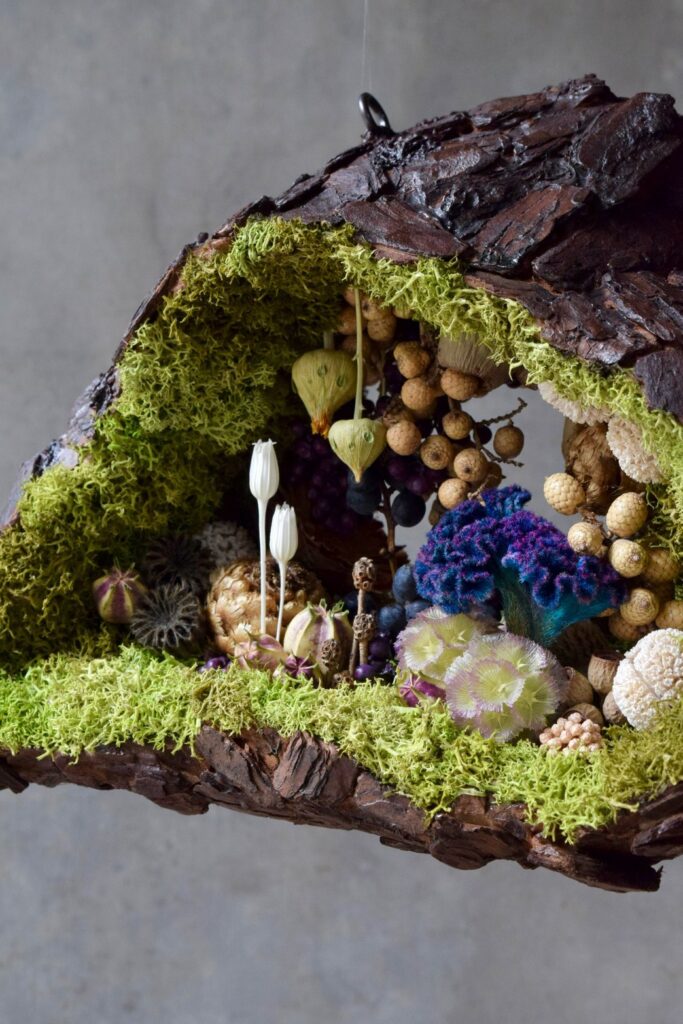 東京の花屋「叢屋Kusamuraya」のドライフラワーインテリア雑貨。自宅の装飾やギフトに人気のアレンジメント。